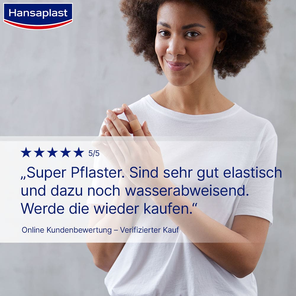 Hansaplast FINGERKUPPEN PFLASTER ELASTIC 10 St Pflaster