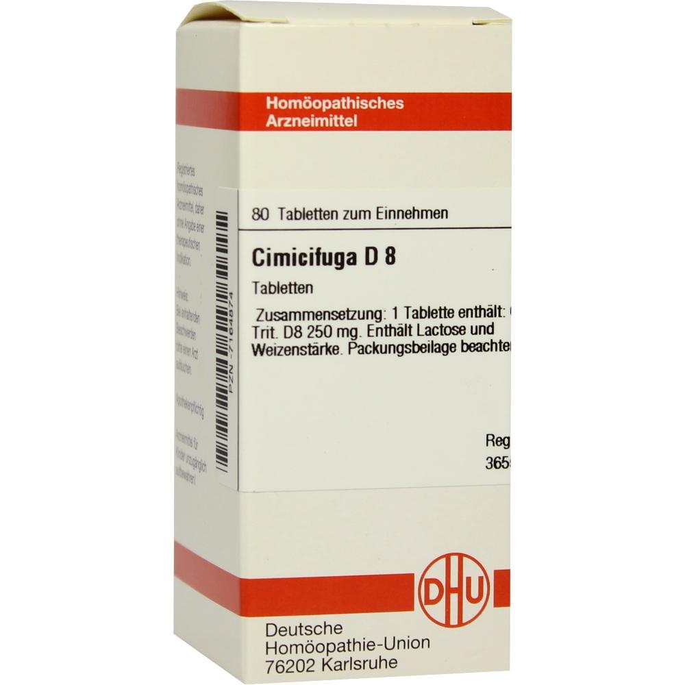 CIMICIFUGA D 8 Tabletten 80 St Tabletten