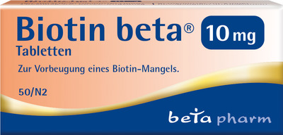 Biotin Beta 10 mg  50 St Tabletten