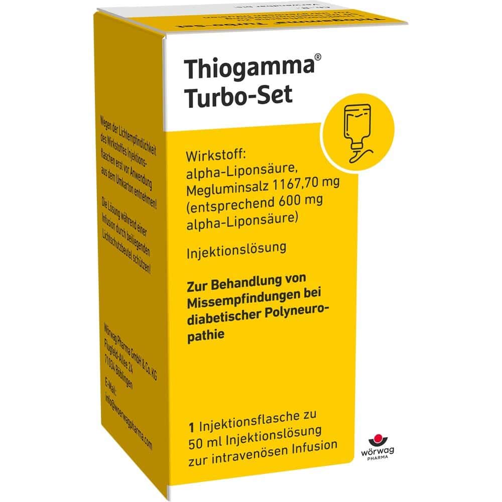 THIOGAMMA Turbo Set Pur Injektionsflaschen 50 ml Injektionsflaschen