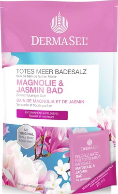 DERMASEL Totes Meer BADESALZ Magnolie & Jasmin 1 Packung Kombipackung