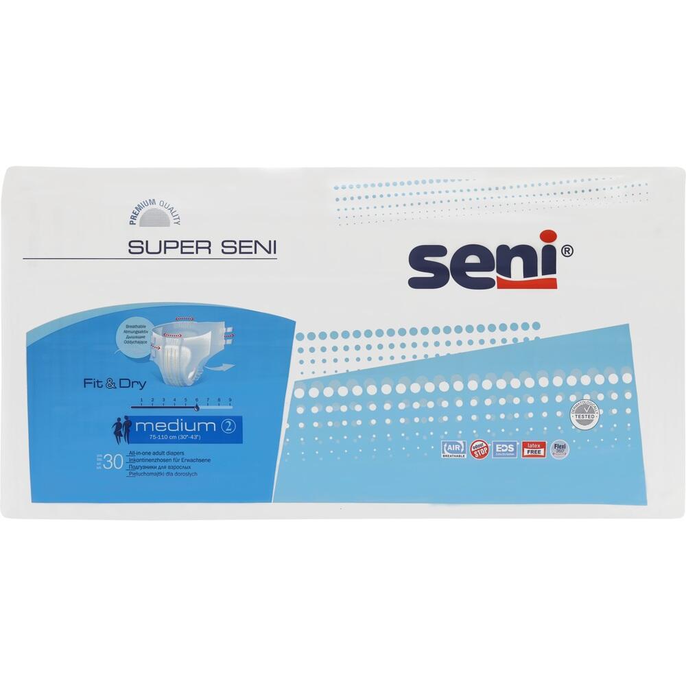 SUPER SENI Gr.2 M Inkontinenzhose f.Erw. 30 St