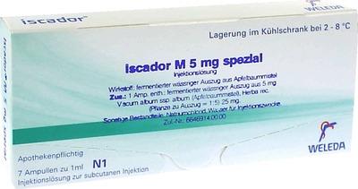 ISCADOR M 5 mg spezial Injektionslösung 7X1 ml Injektionslösung
