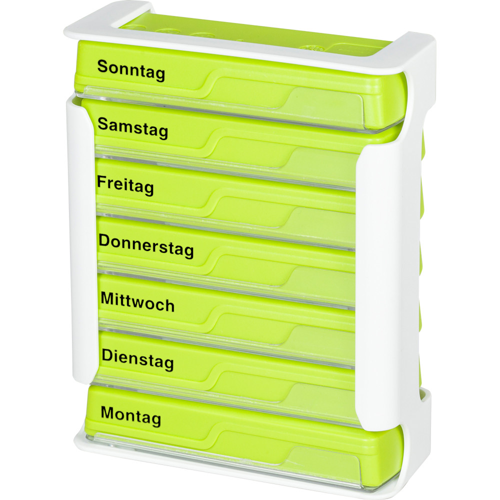 Anabox Compact 7 Tage Wochendosierer Grün/weiß 1 St