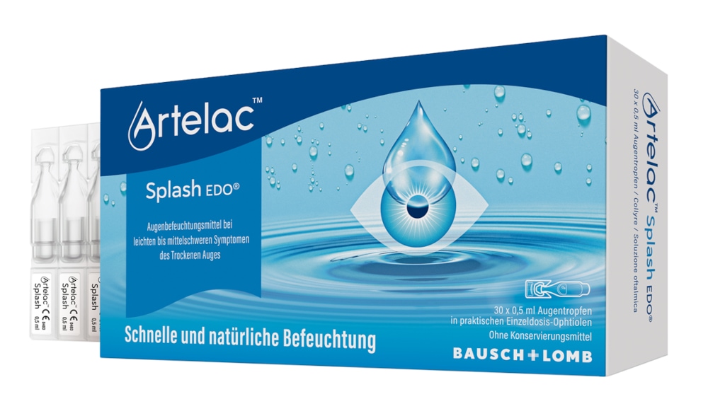 Artelac Splash EDO Augentropfen für trockene Augen 30X0.5 ml Augentropfen