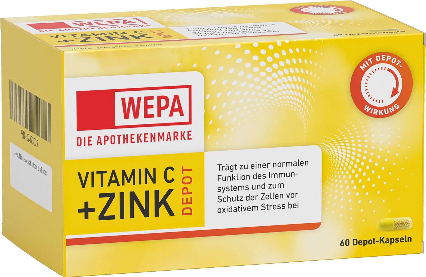 WEPA VITAMIN C + ZINK 60 St Kapseln