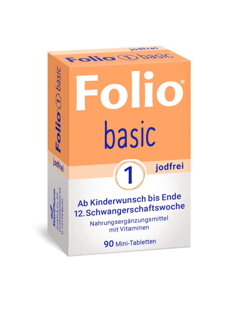 Folio 1 basic jodfrei 90 St Filmtabletten