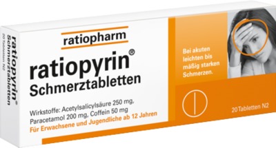 ratiopyrin Schmerztabletten 20 St Tabletten