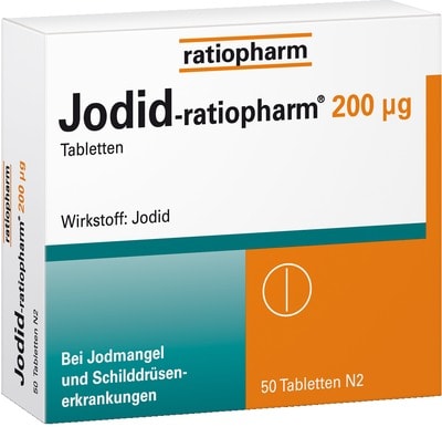 Jodid-ratiopharm 200μg 50 St Tabletten