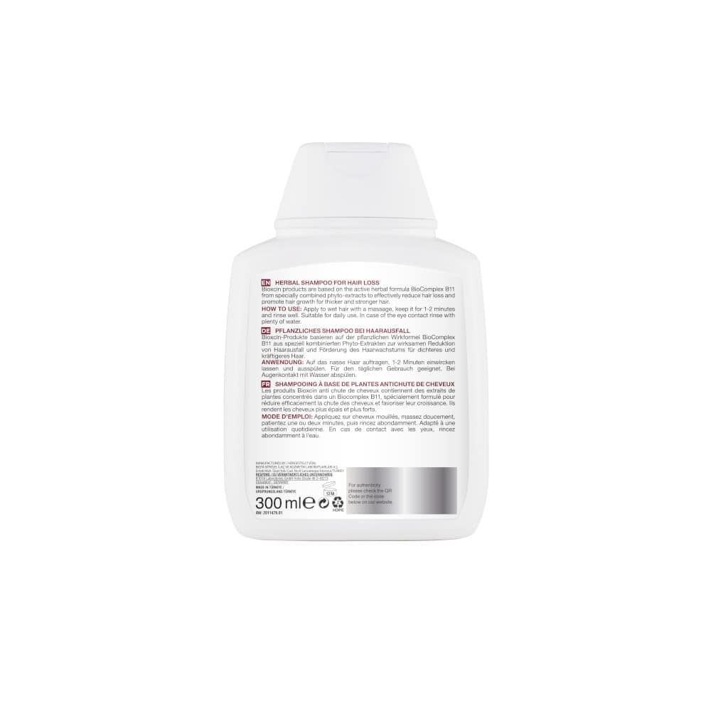 BIOXCIN Shampoo gegen Haarausfall für Normales & Trockenes Haar 300 ml Shampoo