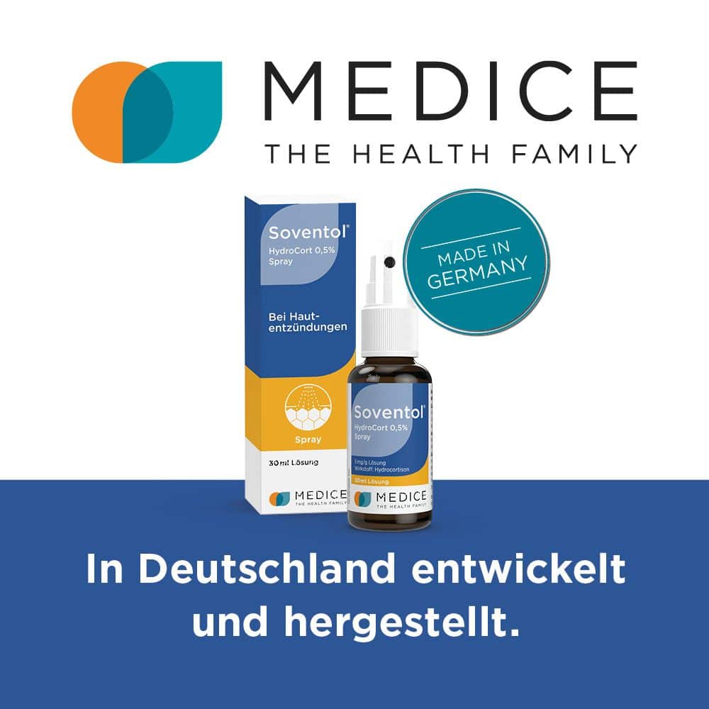 Soventol HydroCort 0,5% Spray bei Hautentzündungen 30 ml Spray