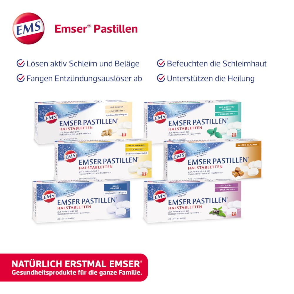 EMSER Pastillen ohne Menthol 30 St Lutschtabletten