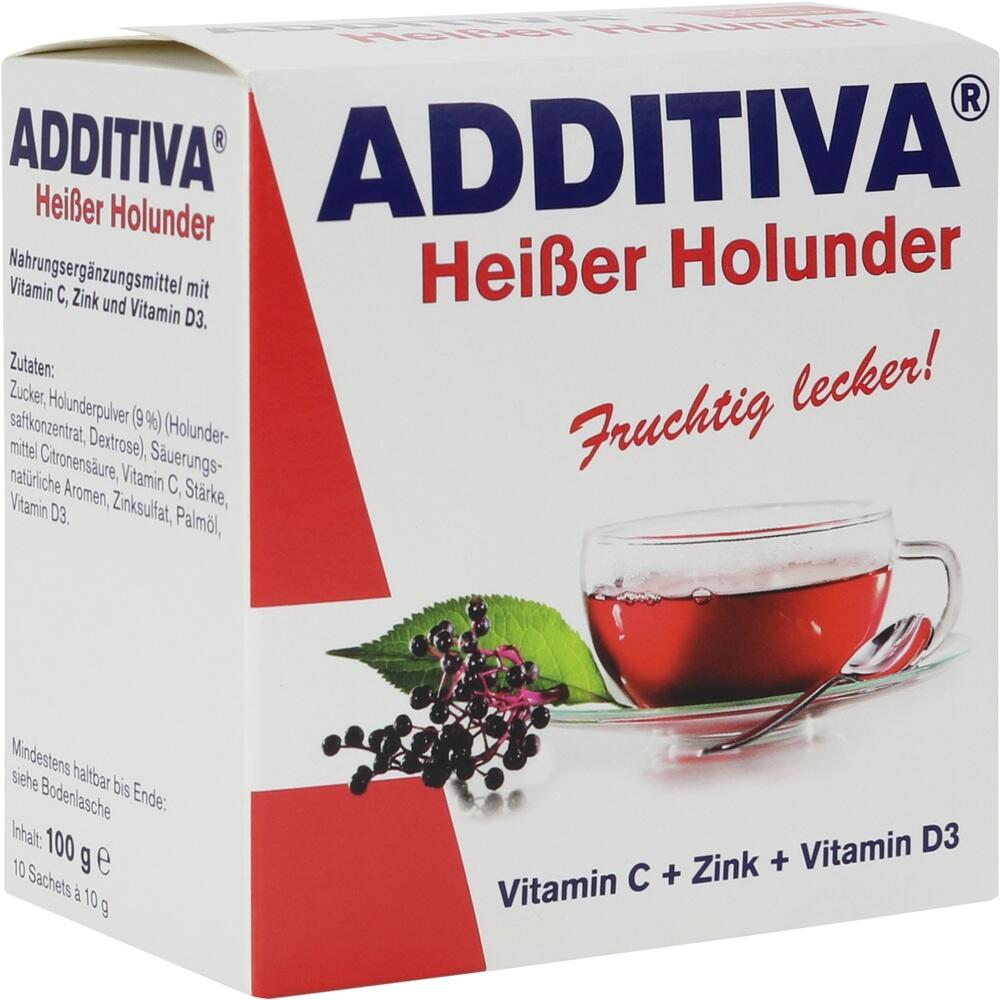 ADDITIVA heißer Holunder Pulver 100 g Pulver