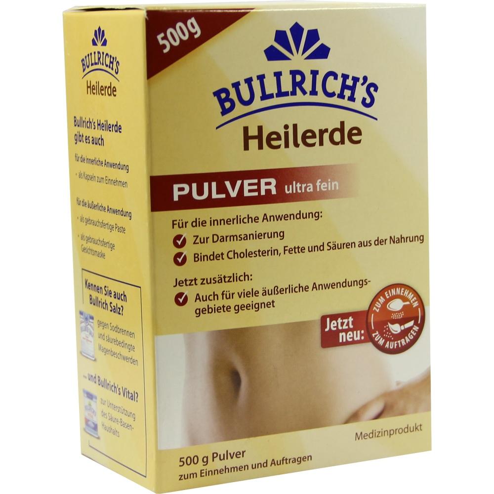 BULLRICHS Heilerde Pulv.z.Einnehmen u.Auftragen 500 g Pulver