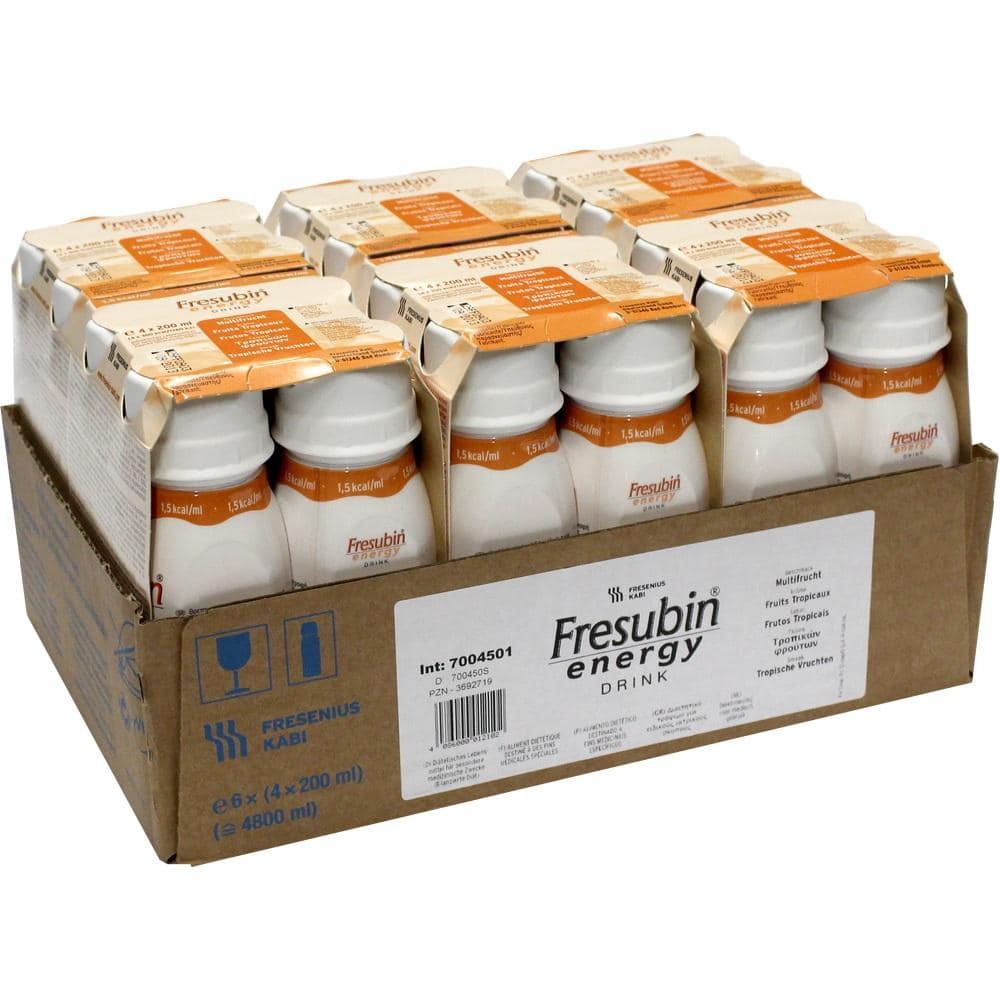 Fresubin Energy Trinknahrung Multifrucht 6X4X200 ml Lösung