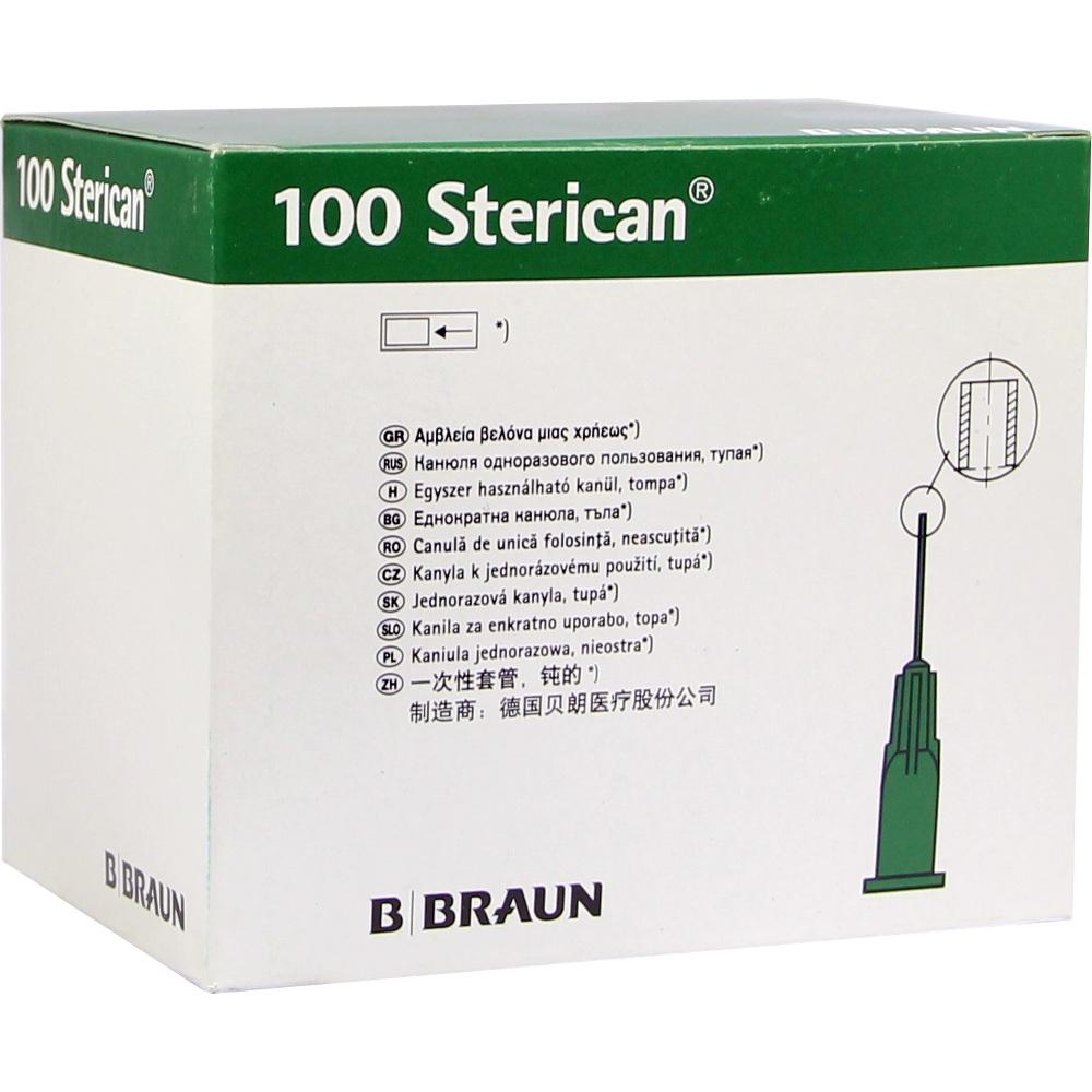 STERICAN Kanülen 21 Gx7/8 0,8x22 mm stumpf 100 St Kanüle