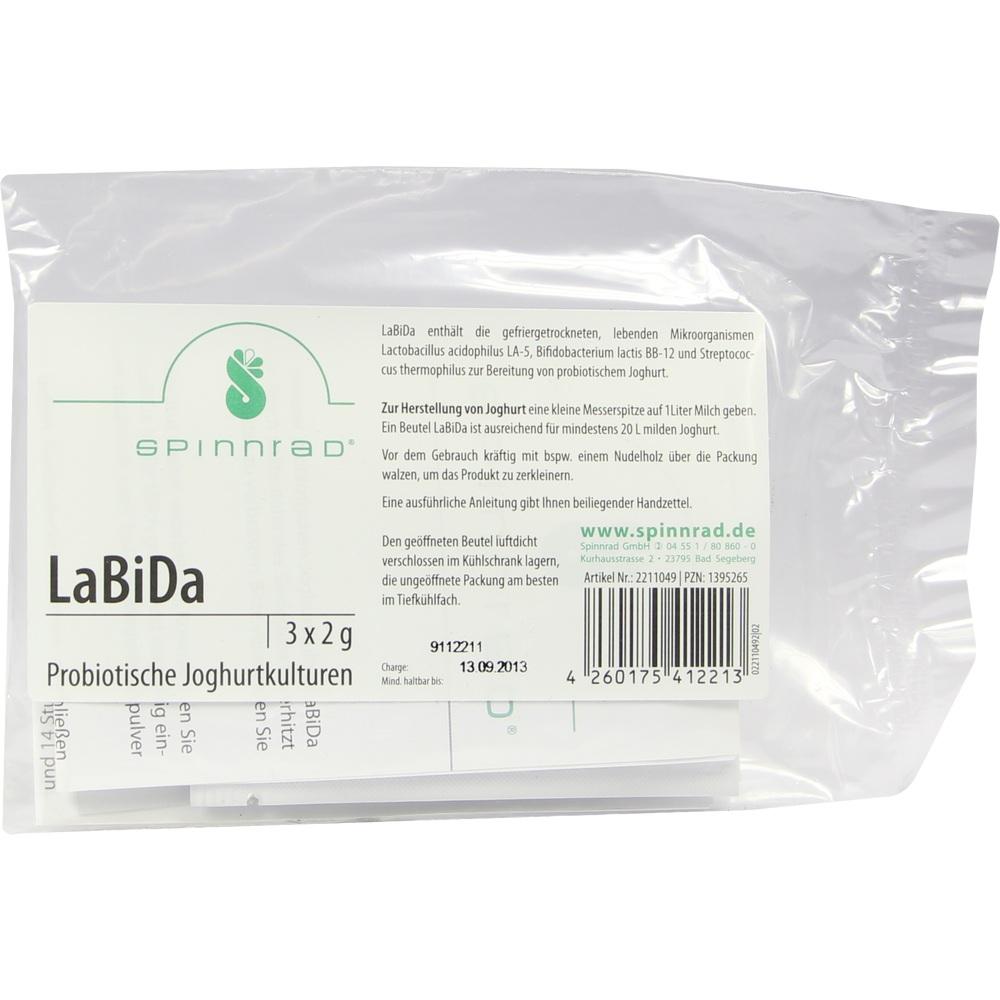 LaBiDa Probiotische Joghurtkulturen 3X2 g Beutel