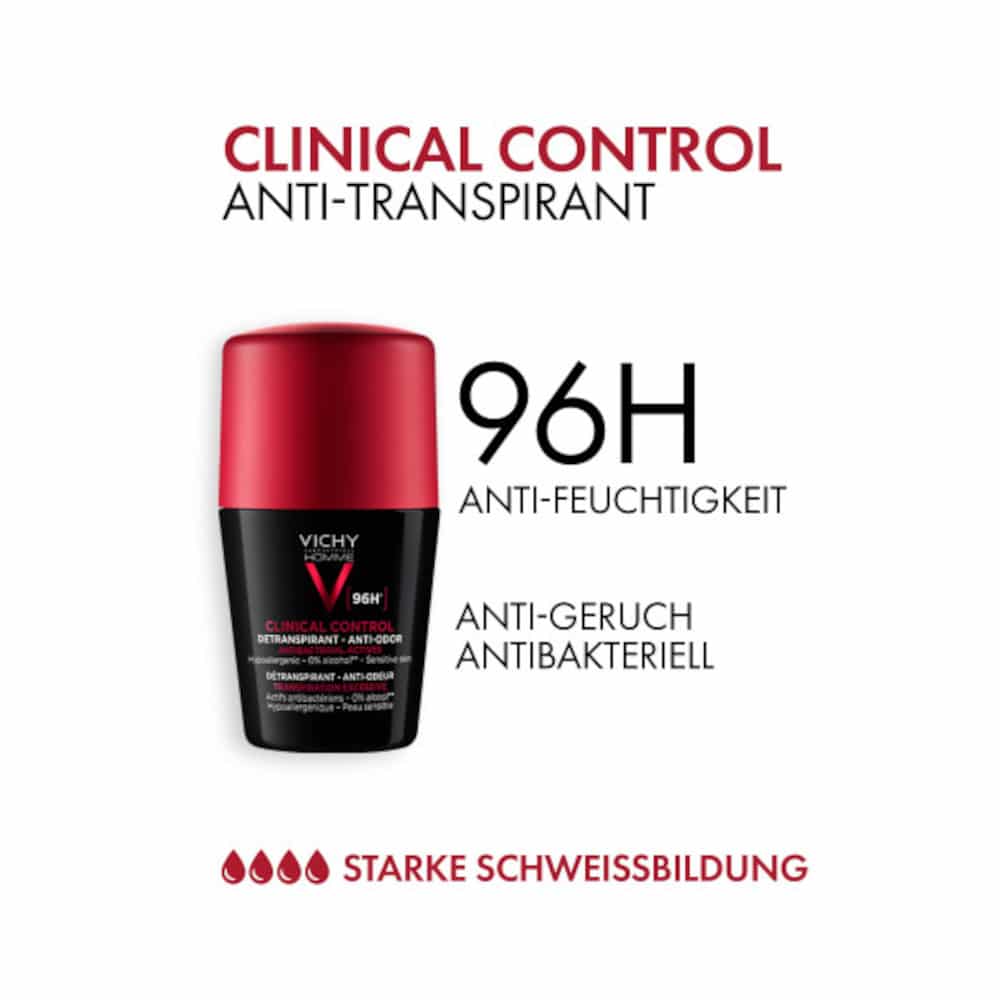 Vichy Homme Deo Antitranspirant 96H  50 ml Creme