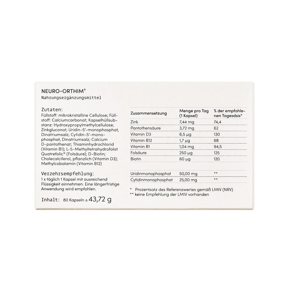 NEURO-ORTHIM 80 St Kapseln