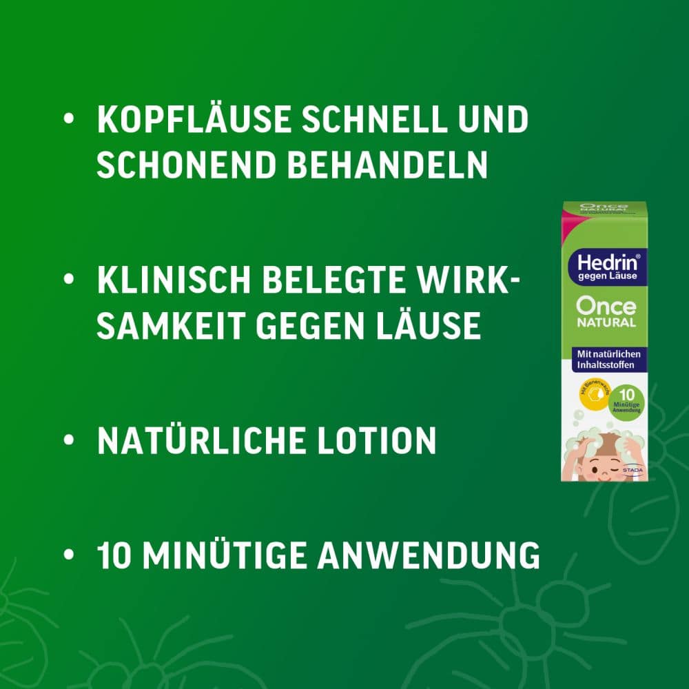 HEDRIN ONCE Natural + Protect & Go Spray Set 1 St Sparset