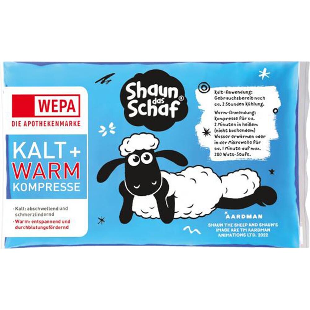 WEPA Kalt + Warm Kompresse Shaun das Schaf 1 St Kompressen