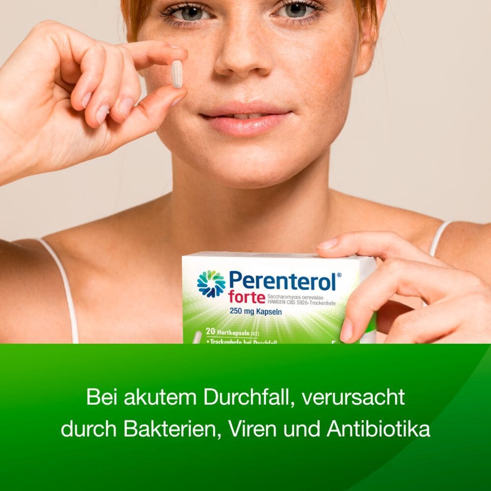 Perenterol forte bei akutem Durchfall  20 St Hartkapseln
