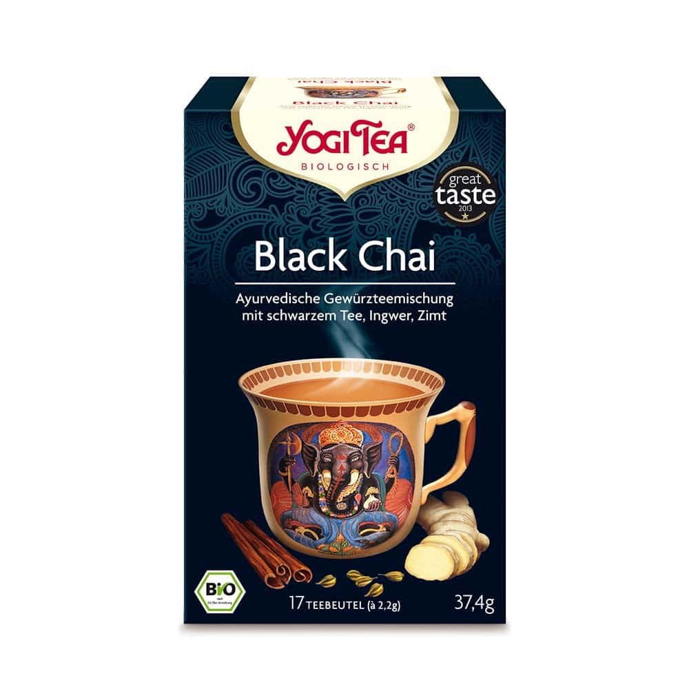 YogiTea Black Chai  17X2.2 g Filterbeutel