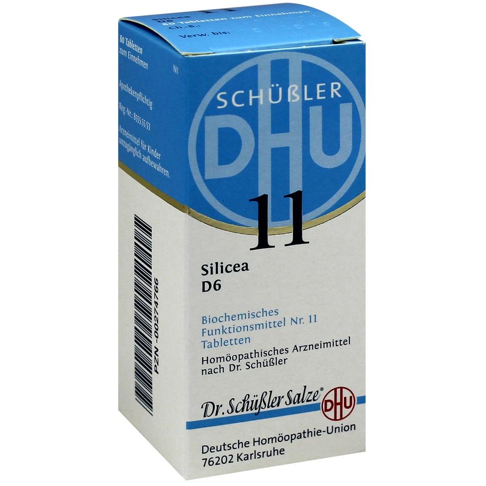 DHU Schüßler-Salz Nr. 11 Silicea D6 80 St Tabletten
