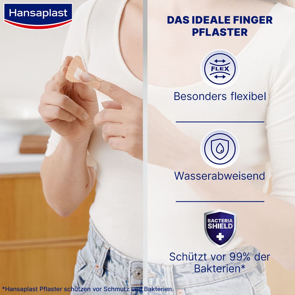 Hansaplast FINGERKUPPEN PFLASTER ELASTIC 50x44mm 50 St Pflaster