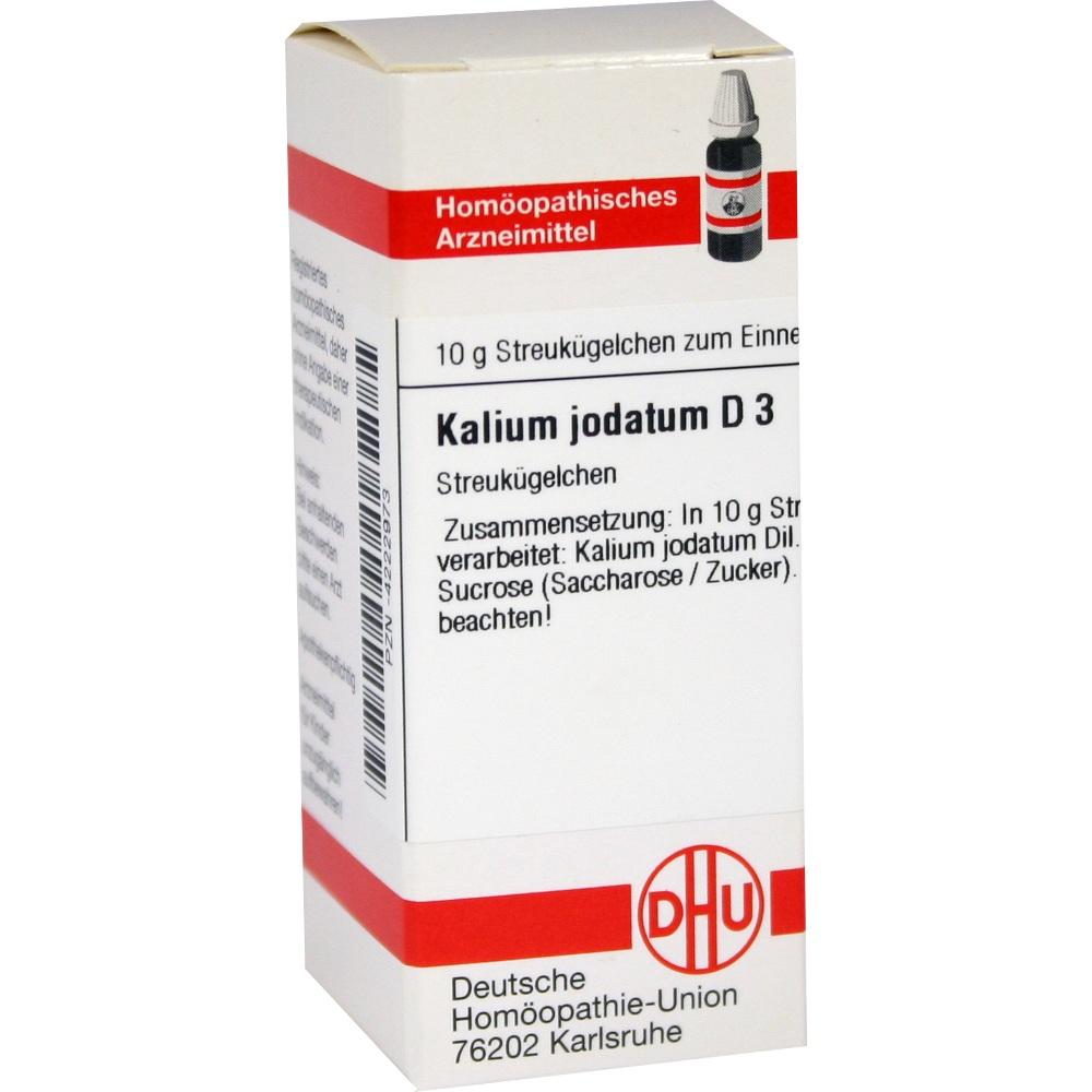 KALIUM JODATUM D 3 Globuli 10 g Globuli