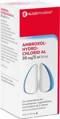 Ambroxolhydrochlorid AL 30 mg / 5 ml Sirup zur Erleichterung des Abhustens bei erkältungsbedingter Bronchitis (Schleimlöser)