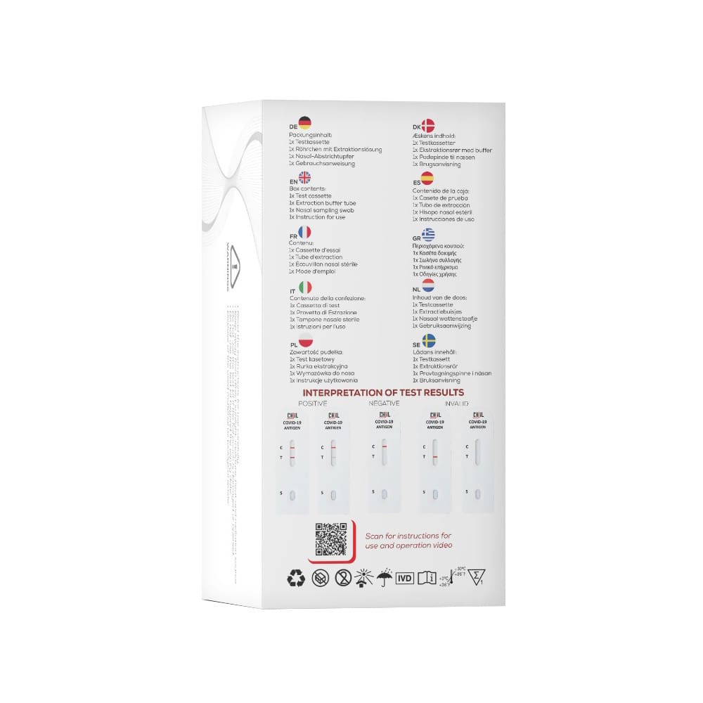 CHIL Covid-19 Antigen Schnelltest Selbsttest nasal 1 St Test