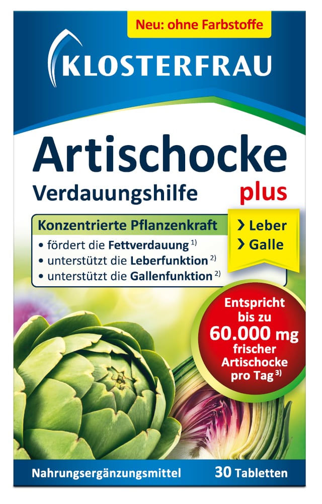 KLOSTERFRAU Artischocke plus Löwenzahn+Ingwer 30 St Tabletten
