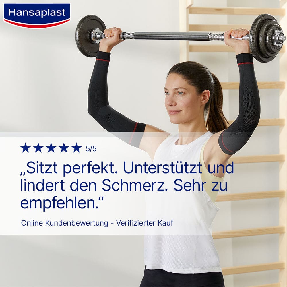 Hansaplast SPORT COMPRESSION ARM SLEEVES Größe M   2 St Bandage