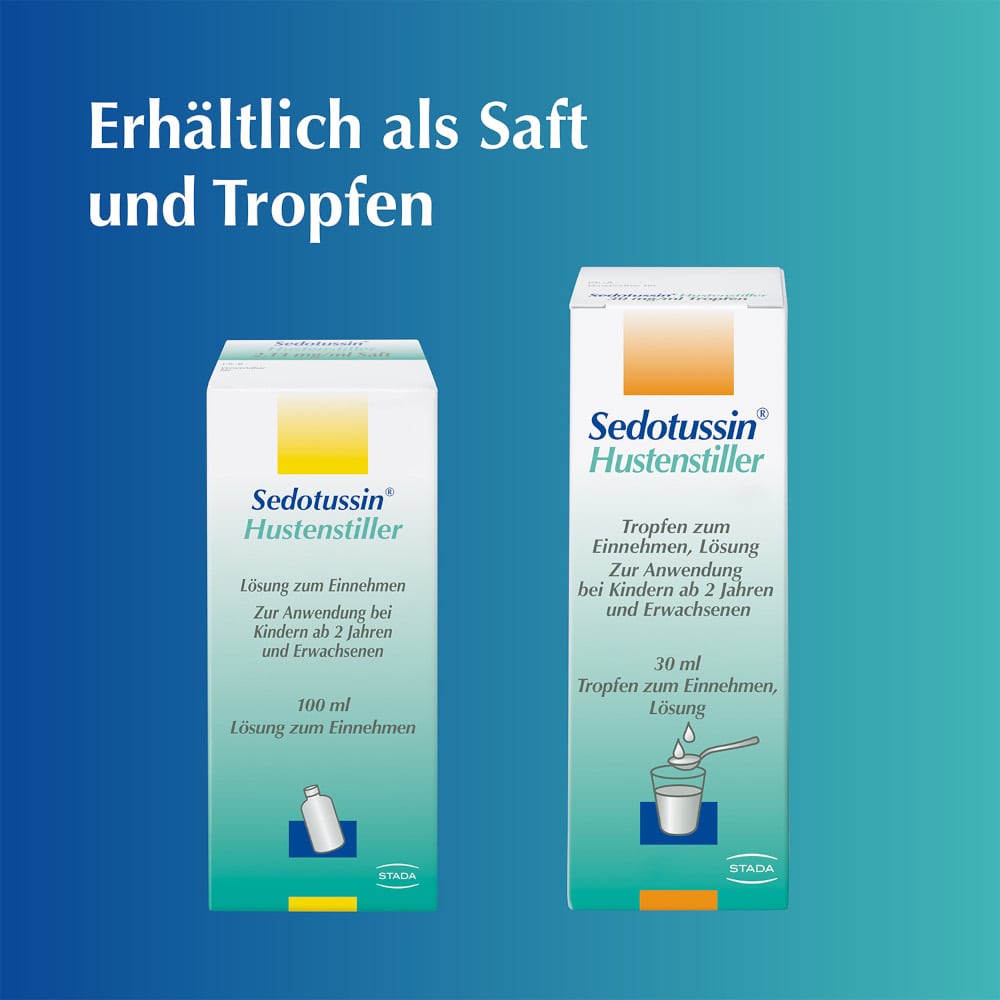 Sedotussin Hustenstiller 2,13mg/ml Saft 100 ml Lösung zum Einnehmen