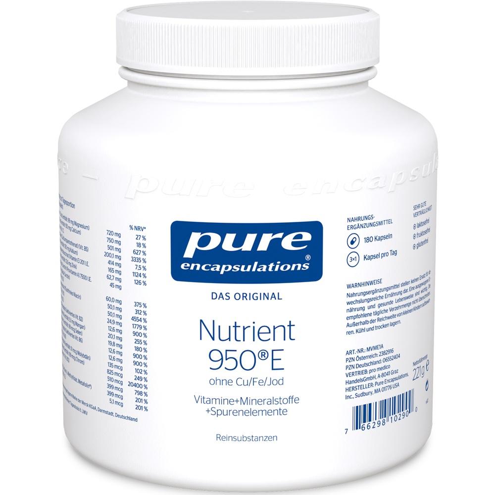 pure encapsulations Nutrient 950E 180 St Kapseln
