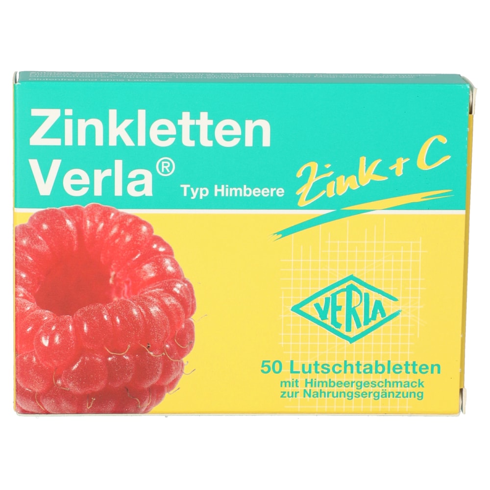 ZINK VERLA 5 mg Lutschtabl.Himbeere 50 St Lutschtabletten