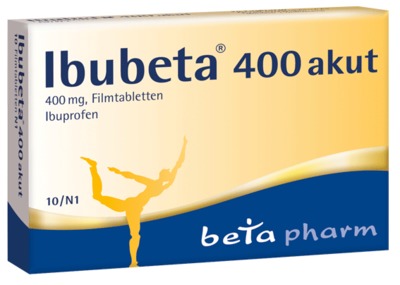 Ibubeta 400 akut 10 St Filmtabletten