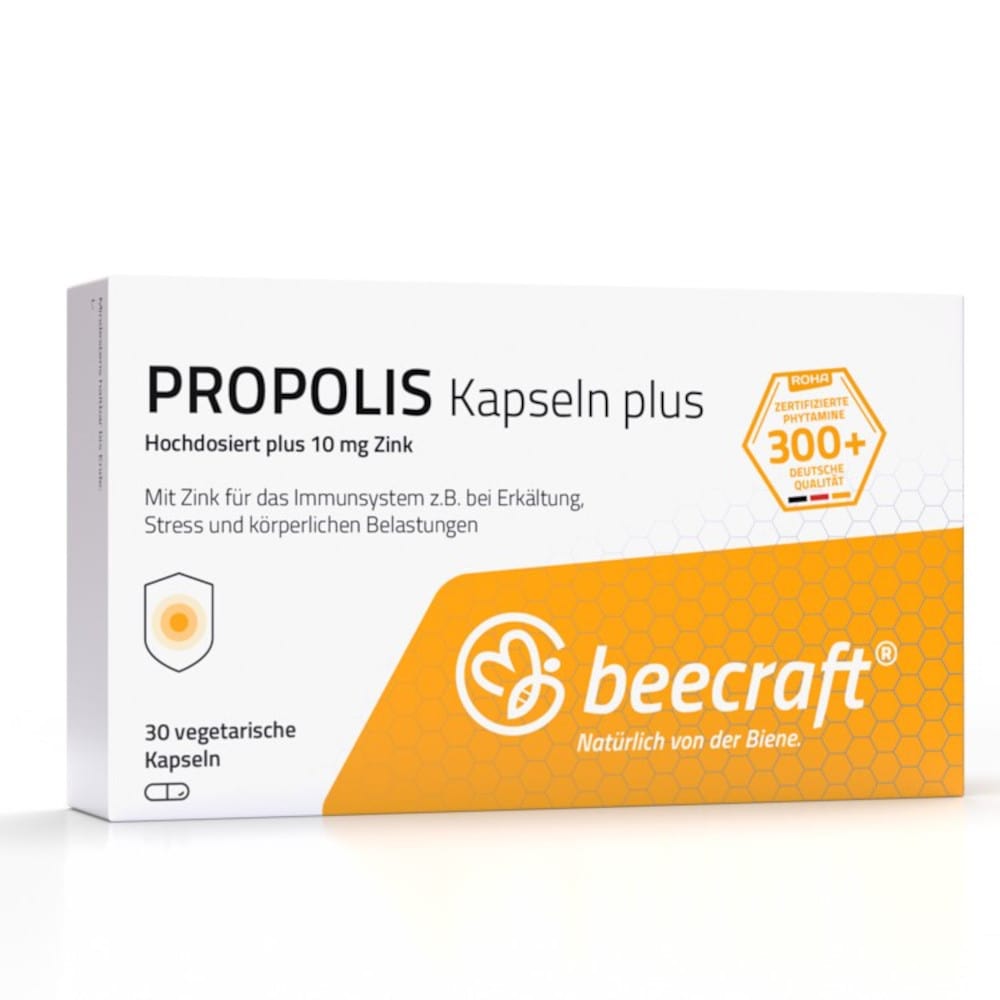 beecraft PROPOLIS Kapseln plus Zink 30 St Kapseln