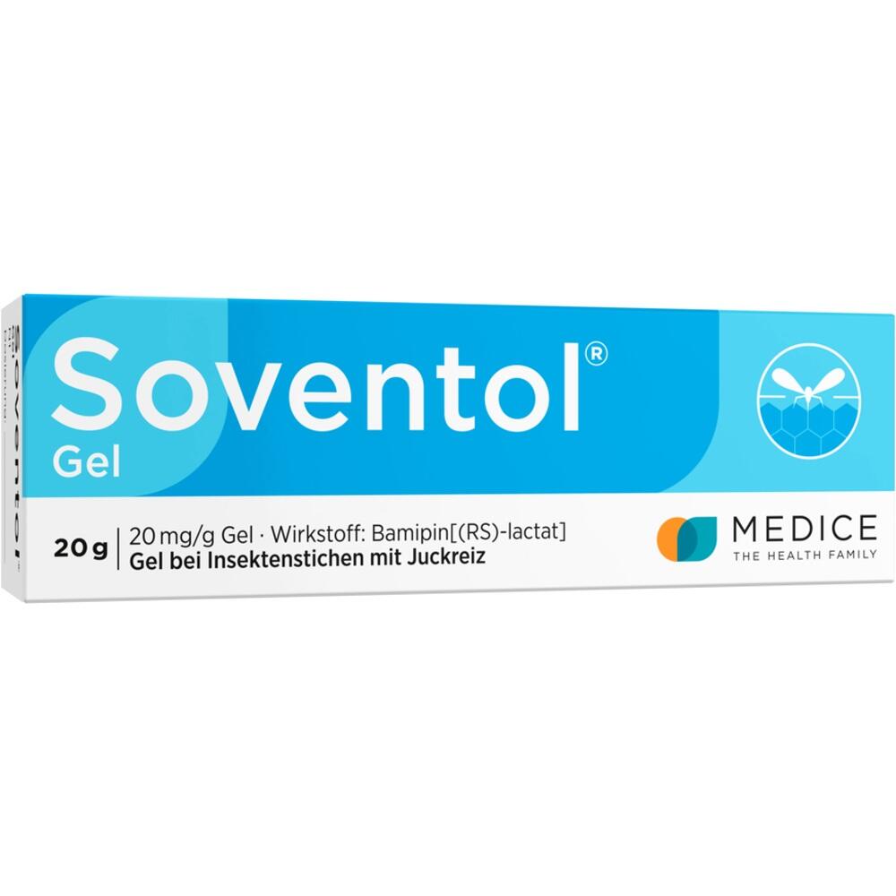 Soventol Gel bei Insektenstichen & Juckreiz auf der Haut 20 g Gel