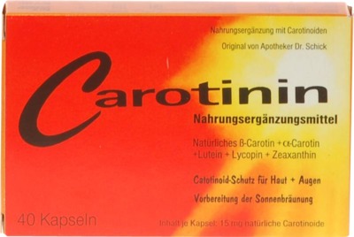 CAROTININ Kapseln 40 St Kapseln