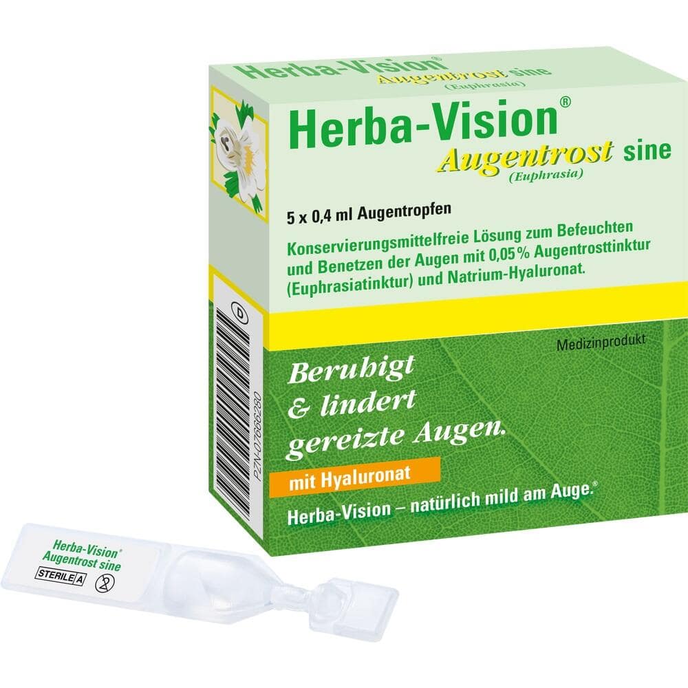 HERBA-VISION Augentrost sine Augentropfen 5X0.4 ml Augentropfen