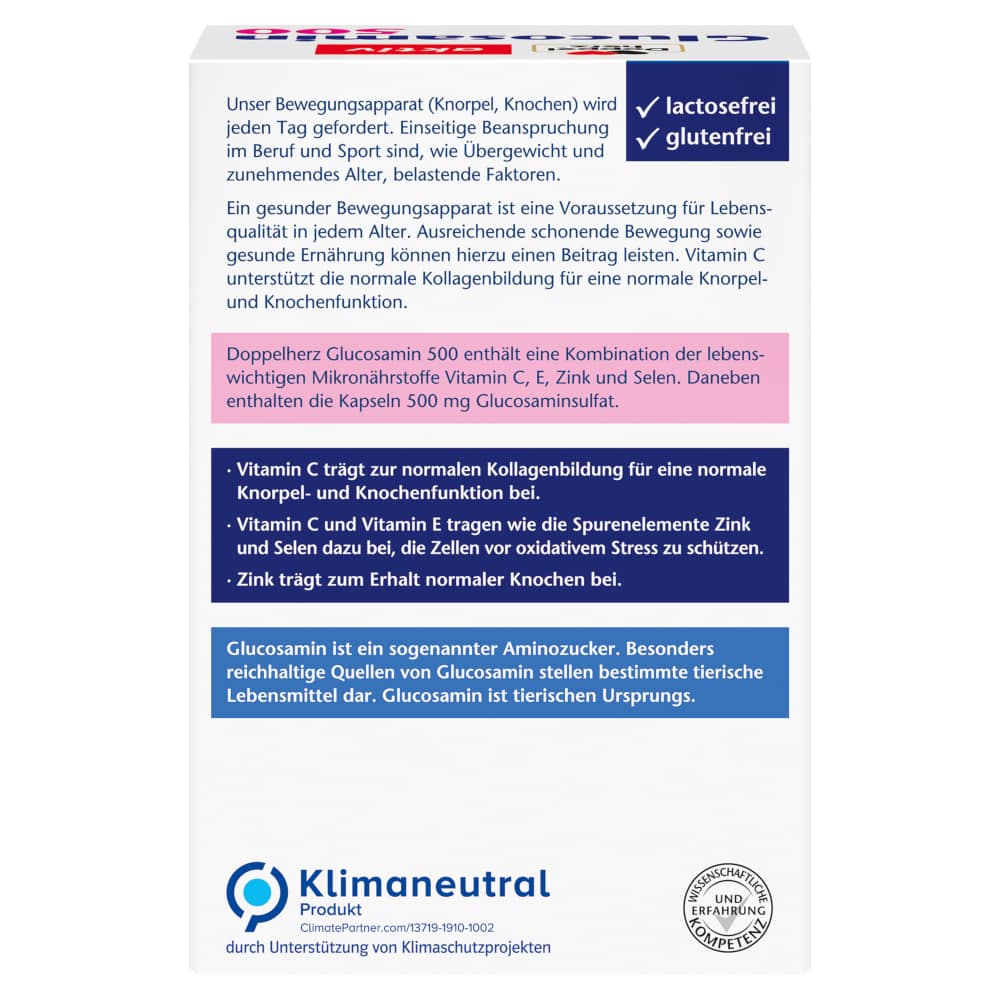 Doppelherz aktiv Glucosamin 500 Kapseln 120 St Kapseln