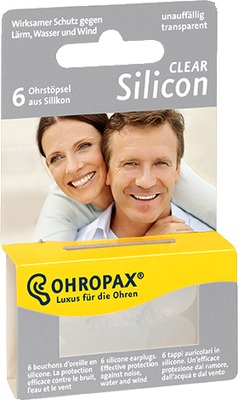 OHROPAX Silicon Clear 6 St