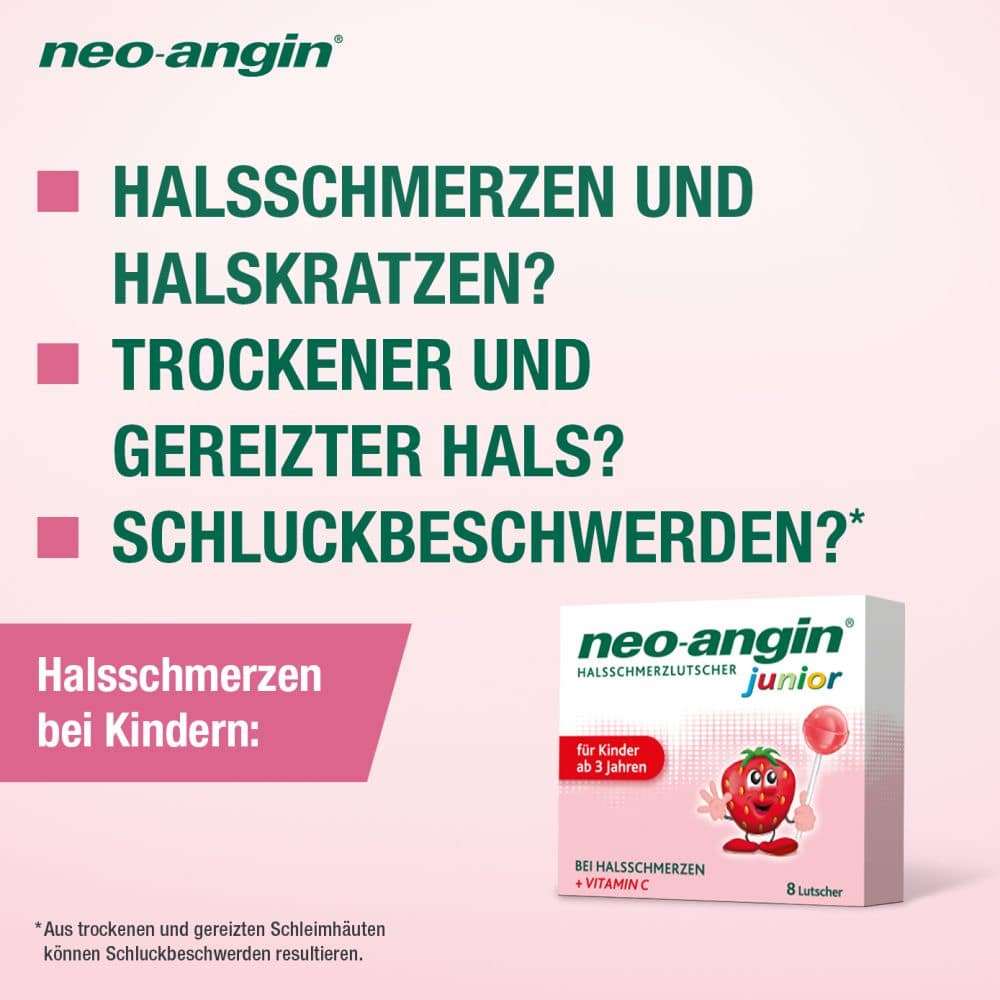 neo-angin Junior Halsschmerzlutscher Doppelpack 2X8 St