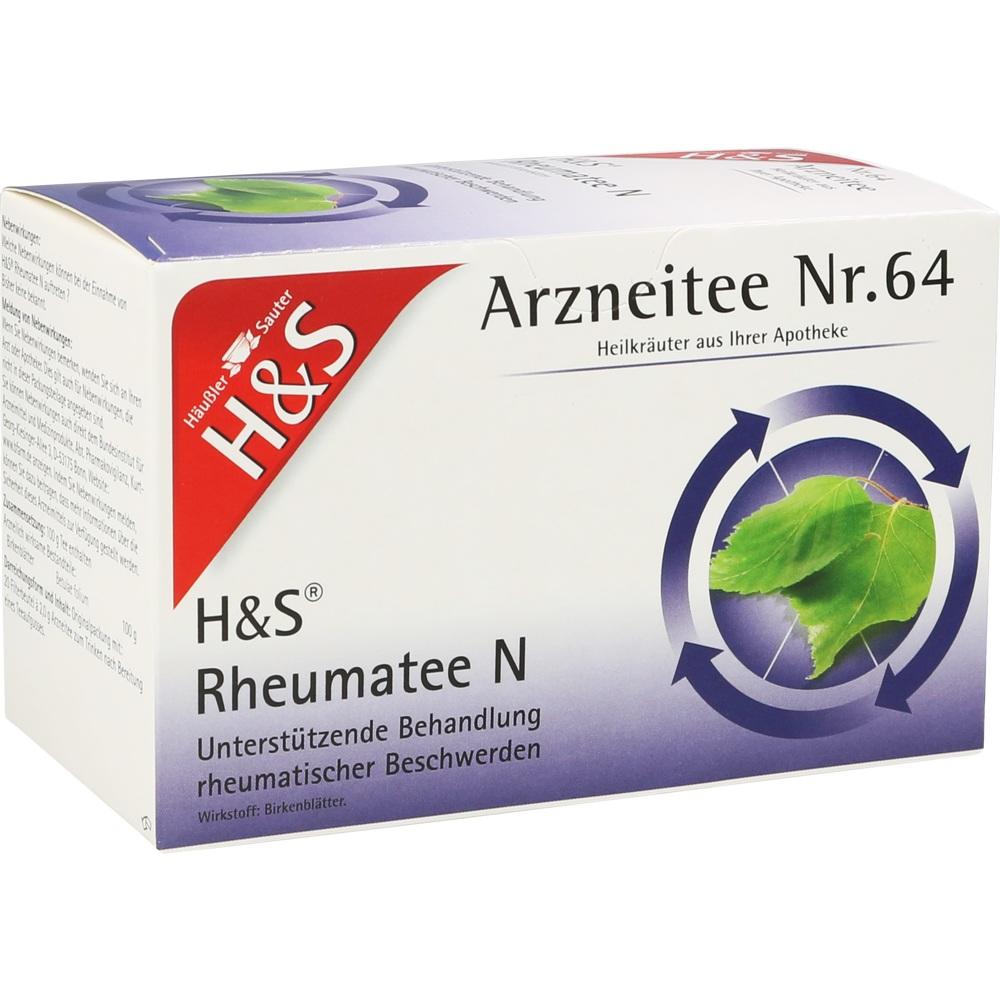 H&S Arzneitee Rheumatee N 20X2.0 g Filterbeutel
