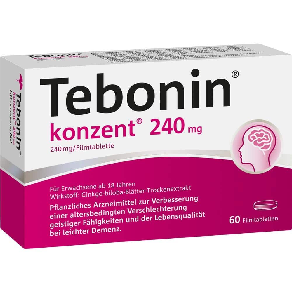 Tebonin konzent 240 mg 60 St Filmtabletten