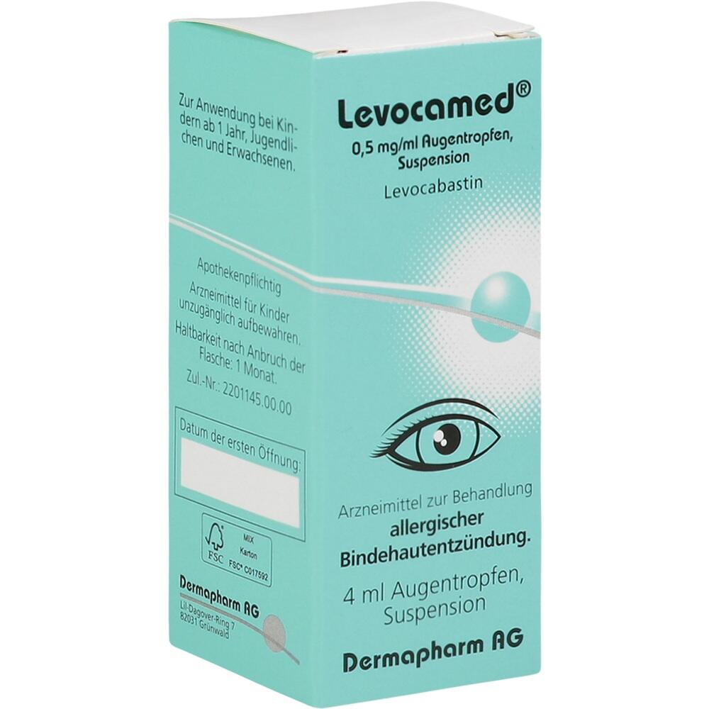 Levocamed 0,5mg/ml Augentropfen 4 ml Augentropfen