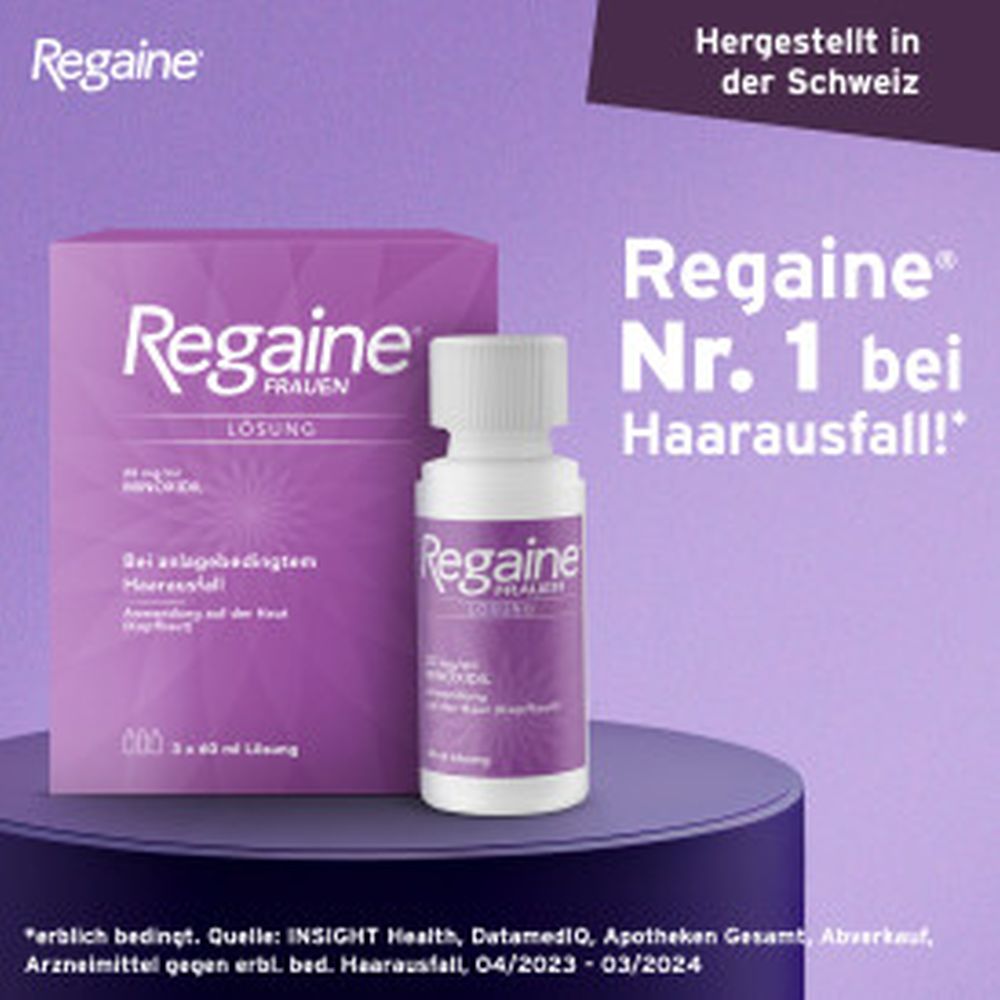 Regaine FRAUEN Lösung (3 Mon. Packung) bei erblich bedingtem Haarausfall