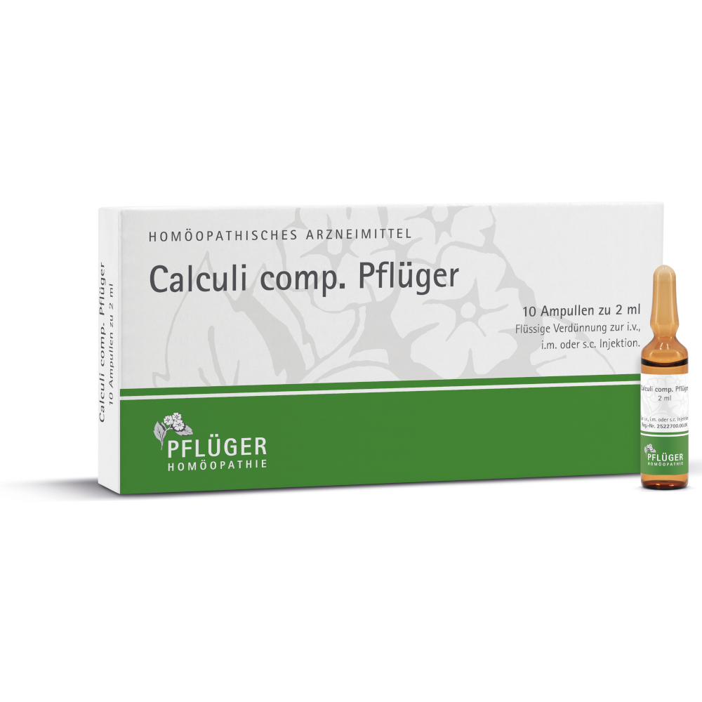 Calculi comp. Pflüger 10 St Ampullen